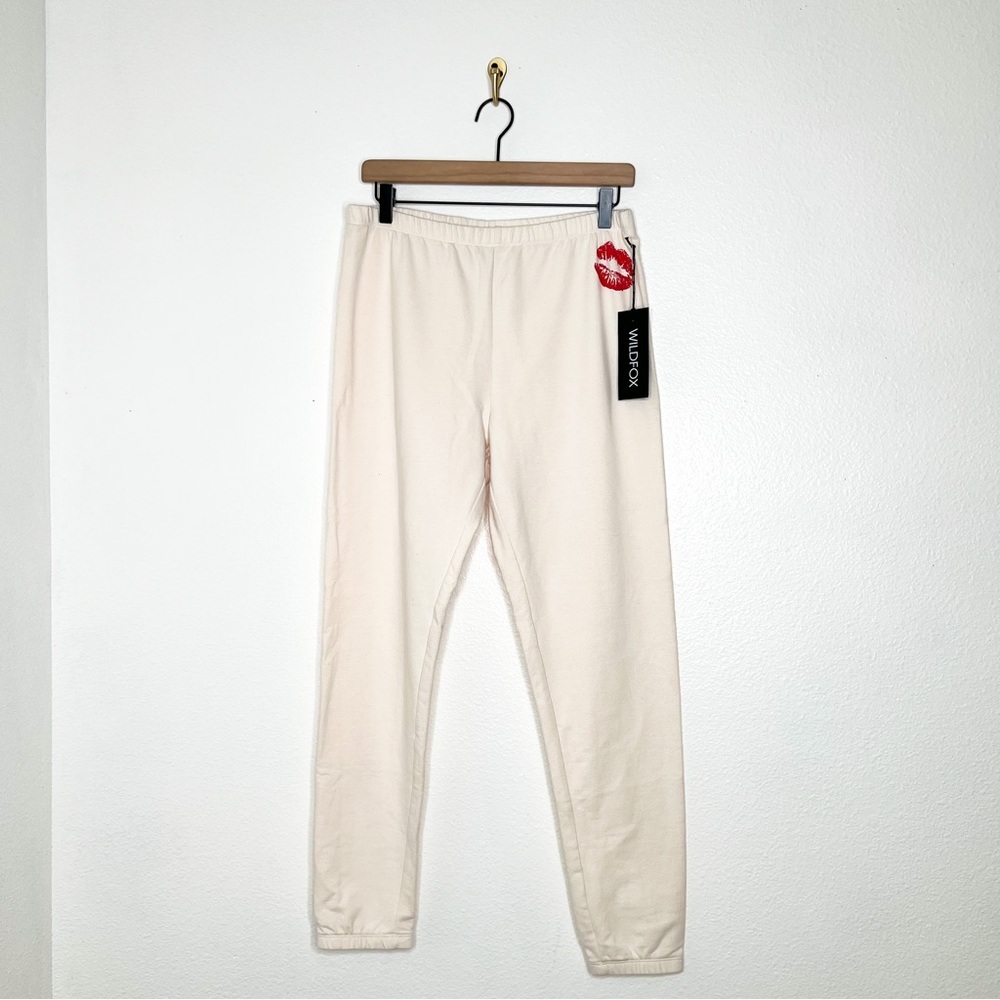 Wildfox vanilla smooch kiss sweat pants (Sz M)